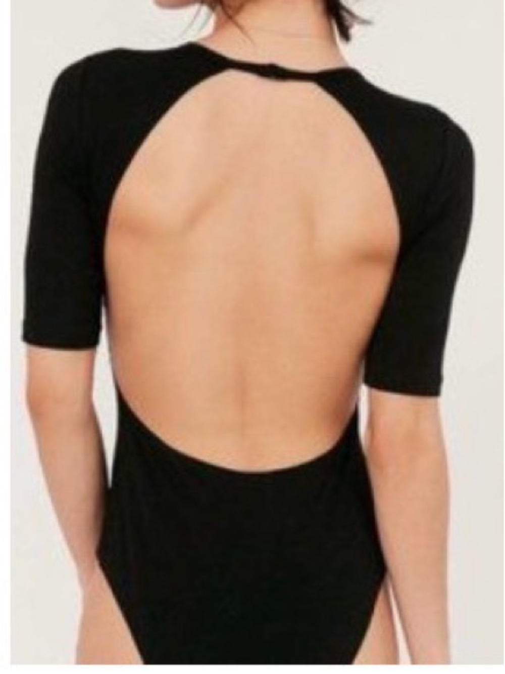 Urban Outfitters Out from Under Black Keyhole Bodysuit Size L